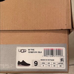 UGG Black W Tye Sneakers